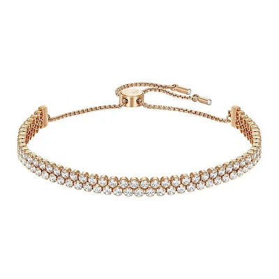 Swarovski Subtle Rose Gold-Tone Bracelet