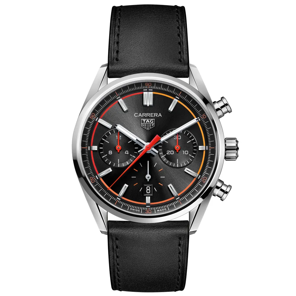 Tag Heuer Carrera Timeless Chronograph Watch, 39mm - Black