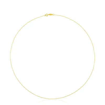 TOUS Gold Chain Choker Necklace