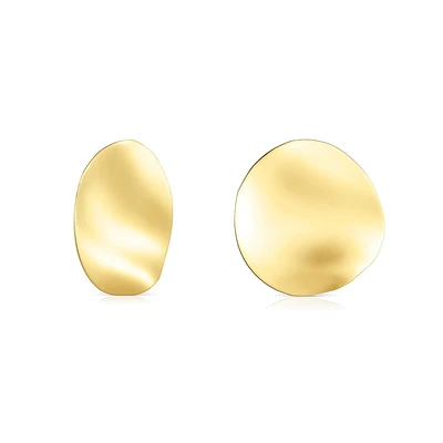 TOUS Nenufar Petal Gold-Plated Earrings