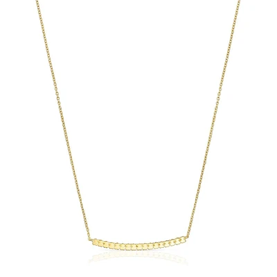 TOUS Straight Bar Gold-Plated Necklace