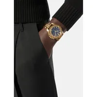 | Gold Ion-Plated Greca Yellow Bracelet 45mm VE3J00622 | | Bridge Town Chrono Action Versace Street Watch Centre