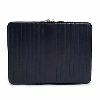 Maria Navy Zip Jewelry Case