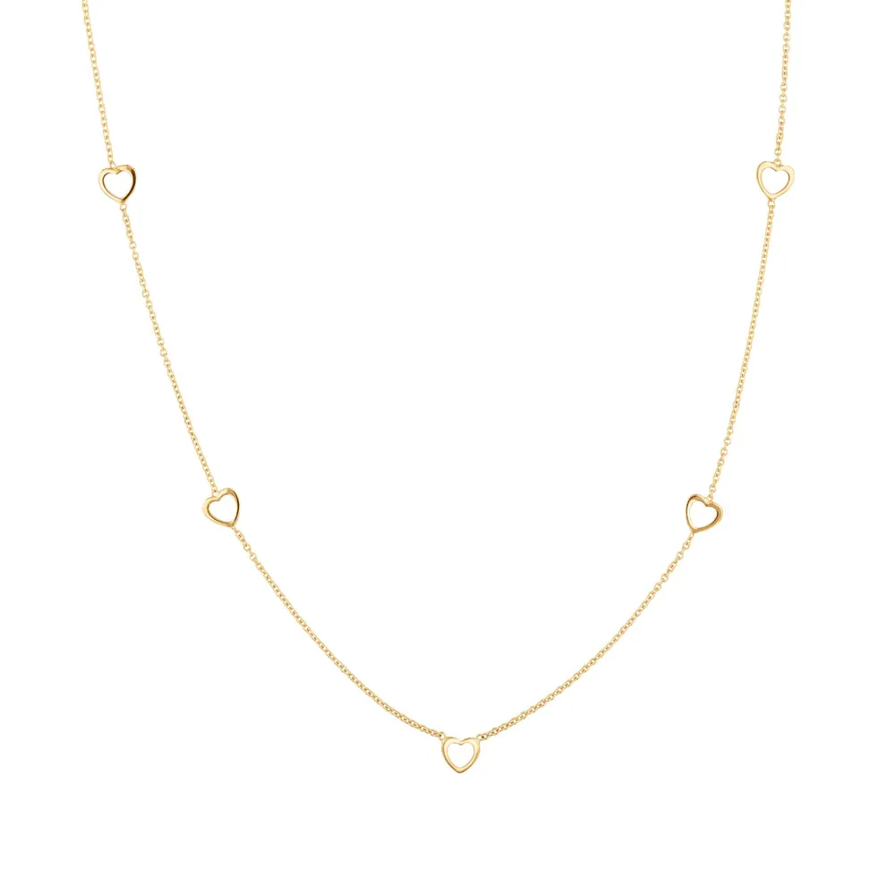 SALE 5 Heart Charm Necklace – Jennifer Miller Jewelry