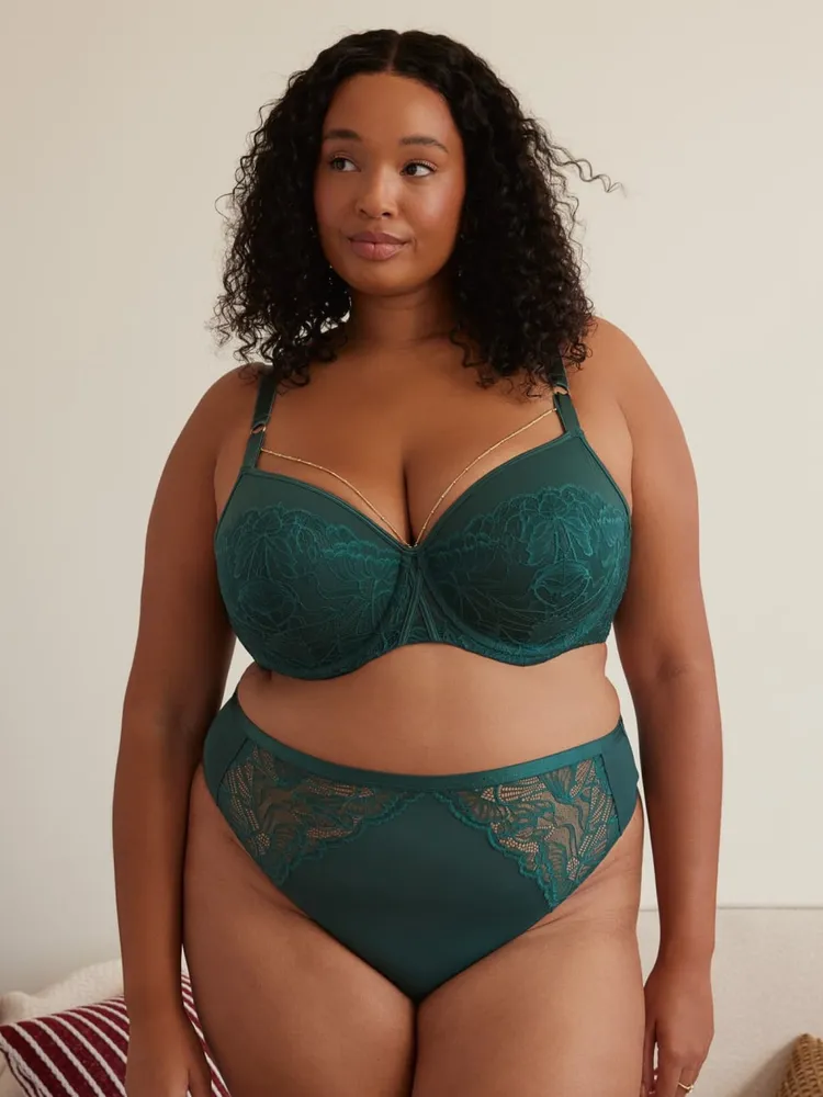 Unlined Lace Bra - Déesse Collection