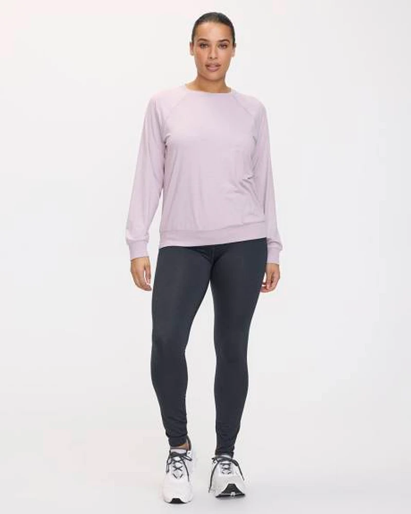 Legging with Ribbed Waistband