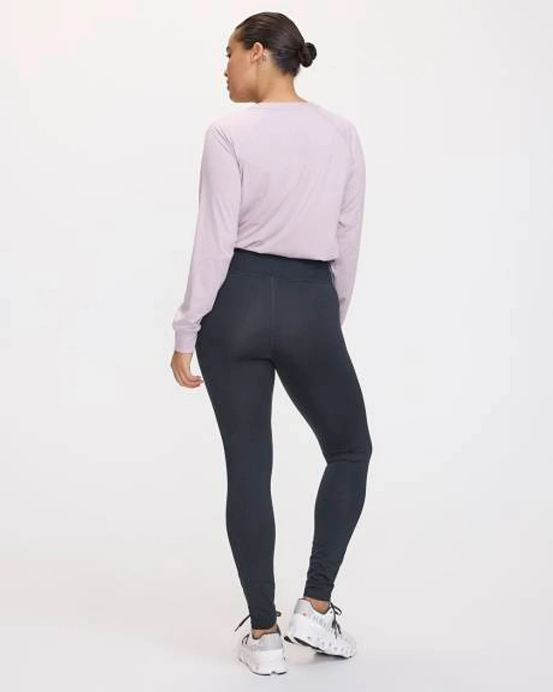 Legging avec taille côtelée