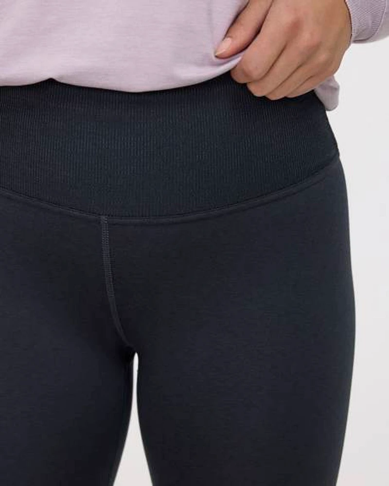 Legging with Ribbed Waistband