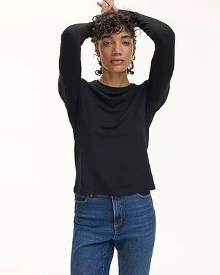 Long-Sleeve Crew-Neck Tee