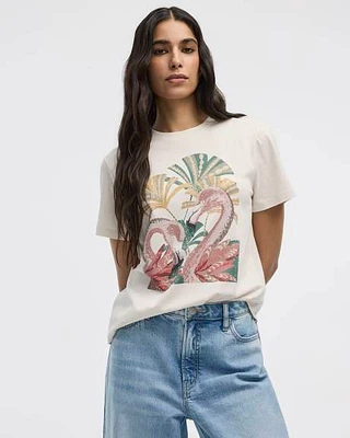 Crew-Neck Graphic T-Shirt