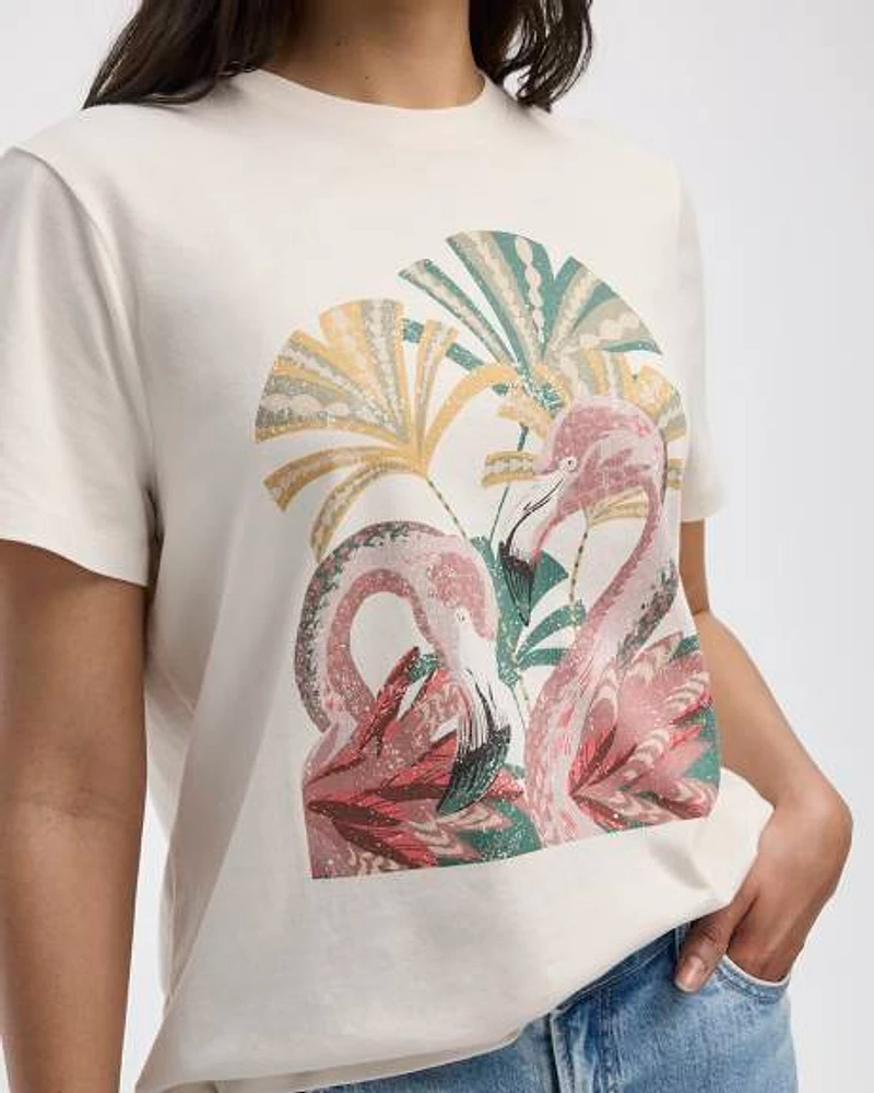 Crew-Neck Graphic T-Shirt