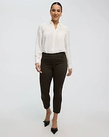 Leggings pantacourt en denim
