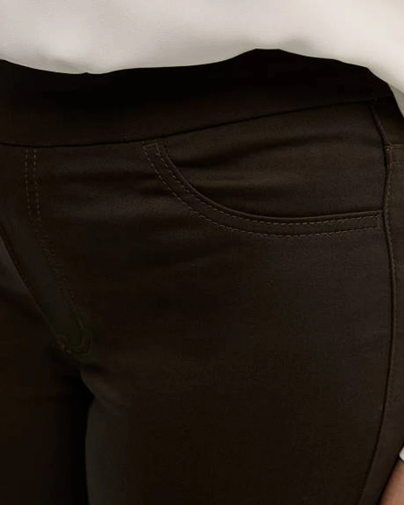 Leggings pantacourt en denim