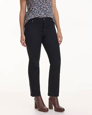 Flare-Leg Mid-Rise Jean