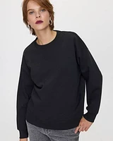 Pull à col rond avec strass