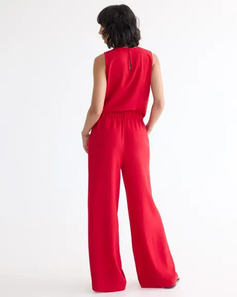 Wide-Leg High-Rise Pant