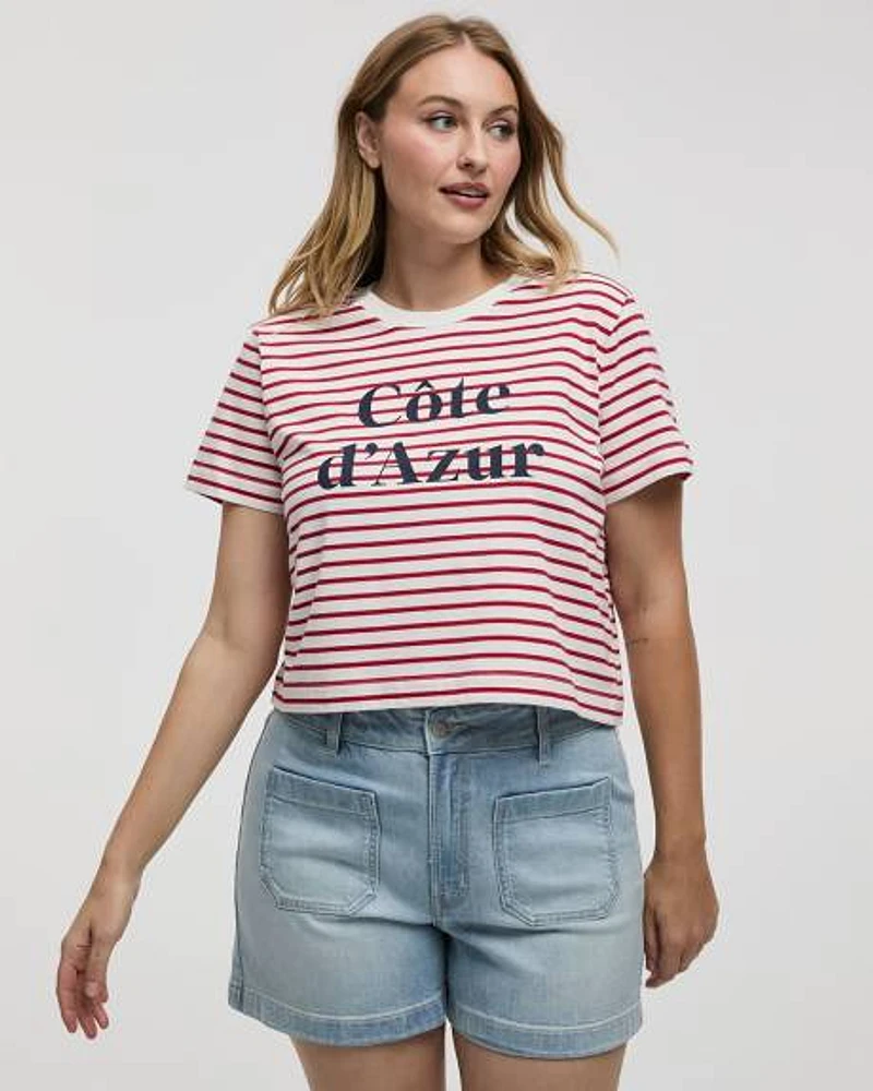 T-shirt à col rond