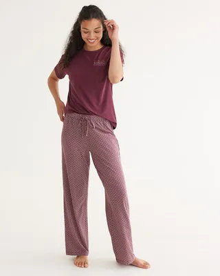 Straight-Leg Pyjama Pant, R Line