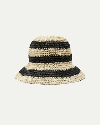 Straw Bucket Hat