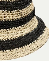 Straw Bucket Hat