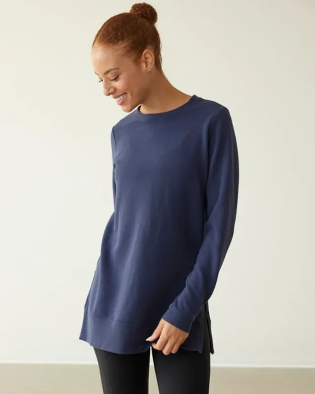 Reitmans Long-Sleeve Ottoman-Knit Tunic, Hyba