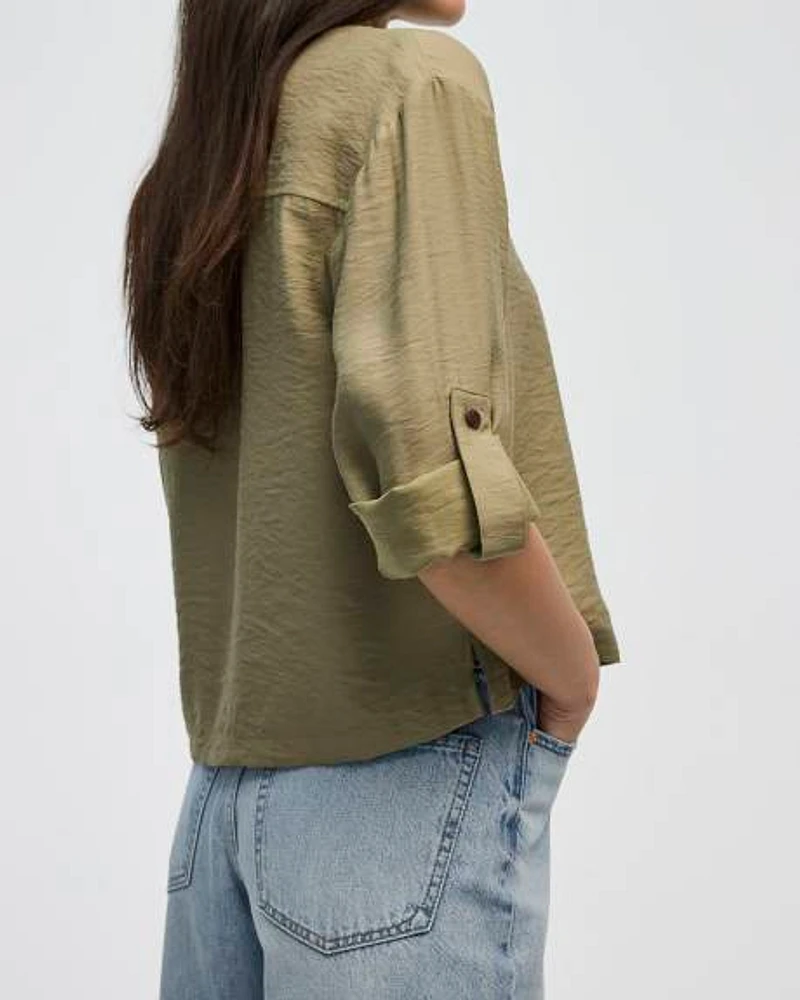 Long-Sleeve Blouse