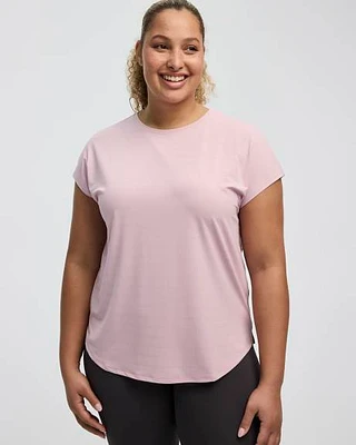 Extended-Sleeve Jacquard Tee