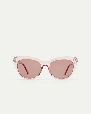 Lunettes de soleil oeil chat en plastique