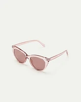 Lunettes de soleil oeil chat en plastique