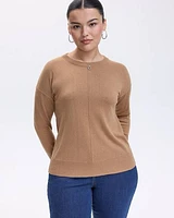 Long-Sleeve Crew-Neck Sweater