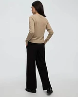 Crew Neck Cardigan