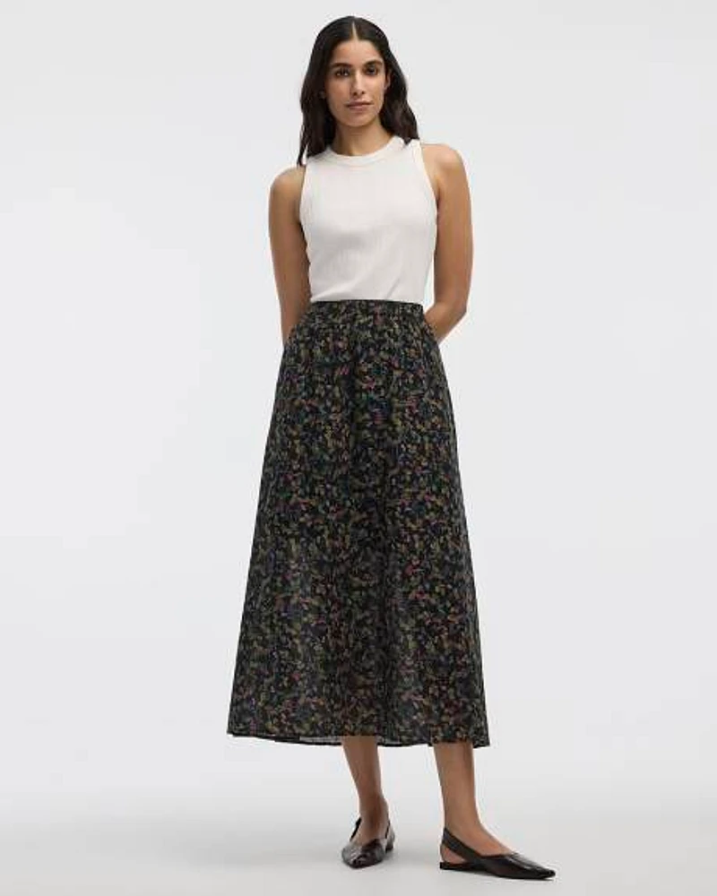 A-Line Maxi Skirt