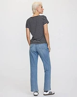 Striped Scoop Neck T-Shirt