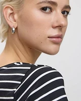 Striped Scoop Neck T-Shirt