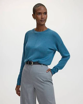 Long-Sleeve Crew-Neck Sweater