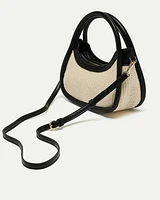 Mini sac à main en paille