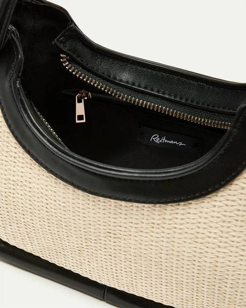 Mini sac à main en paille