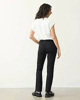 Straight-Leg Mid-Rise Jean