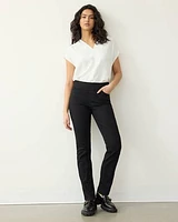 Straight-Leg Mid-Rise Jean