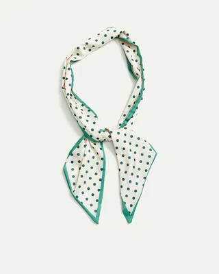 Dotted Silk Scarf