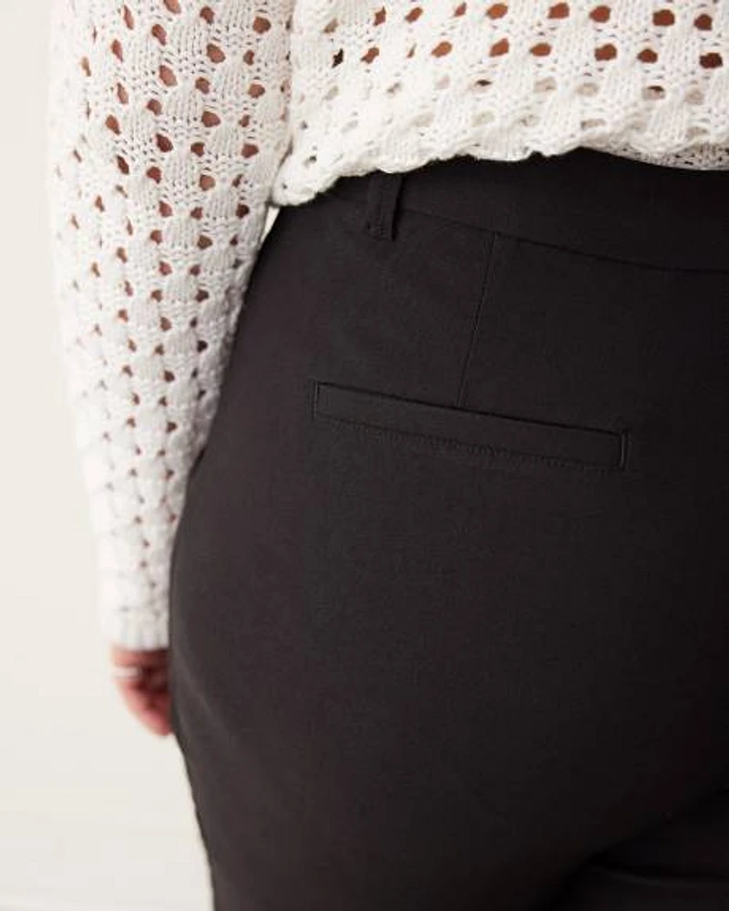 Straight-Leg High-Rise Pant