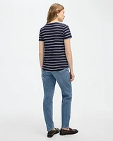 Striped V-Neck T-Shirt