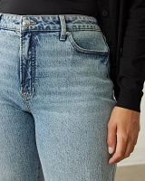 Straight-Leg High-Rise Jean