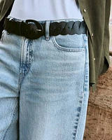 Ceinture torsadée en faux cuir