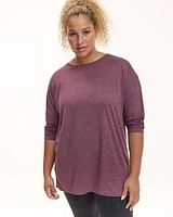 Long-Sleeve Crew-Neck Tunic