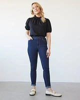 Skinny-Leg High-Rise Jean, Signature Soft