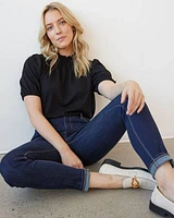 Skinny-Leg High-Rise Jean, Signature Soft