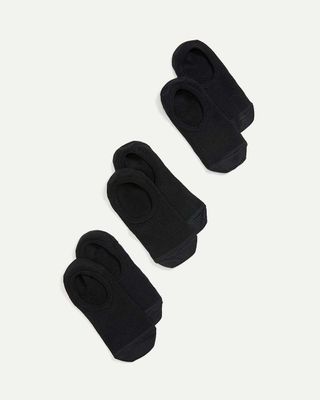 Mesh No-Show Socks, set of 3