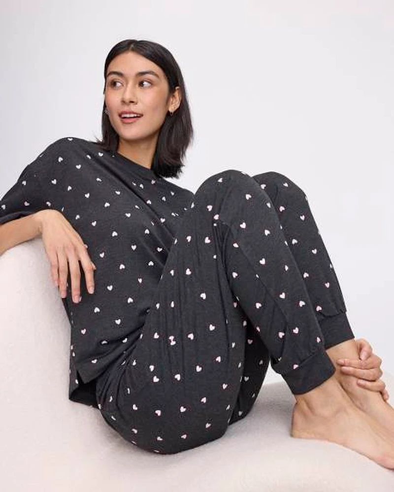 French Terry Jogger Pyjama Pant