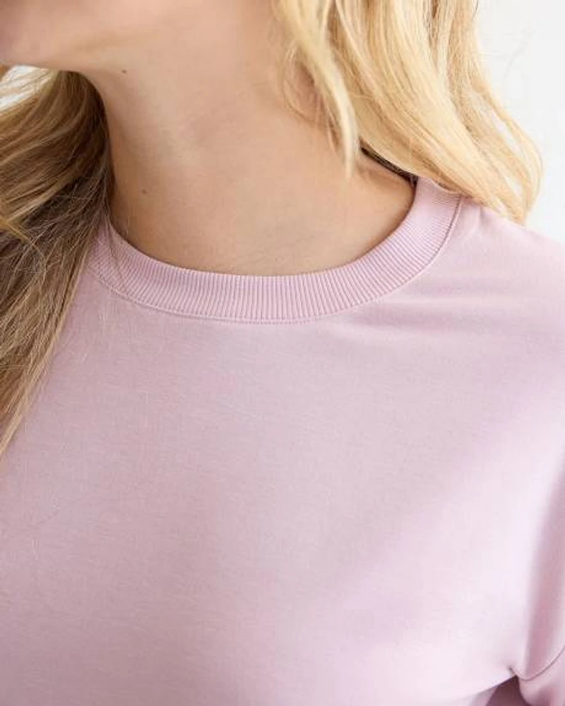 Long-Sleeve Crew-Neck Sweatshirt